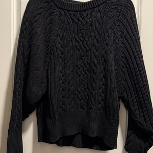 Lauren Ralph Lauren Charcoal Knit Pullover